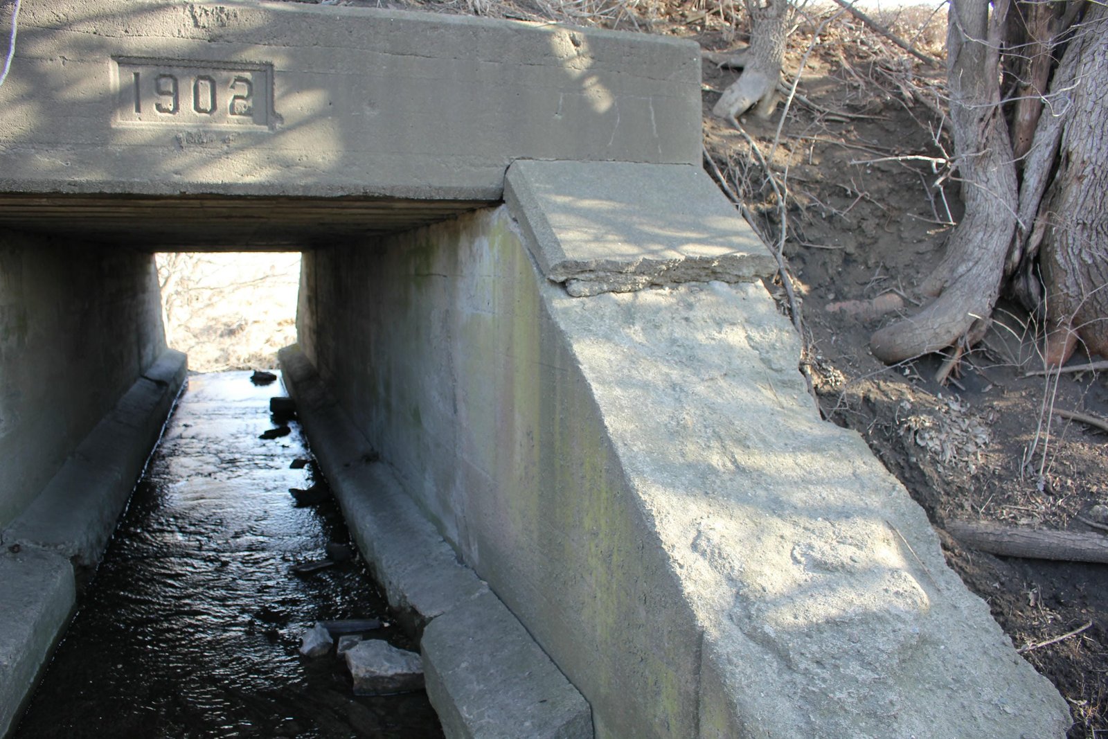 East abutment